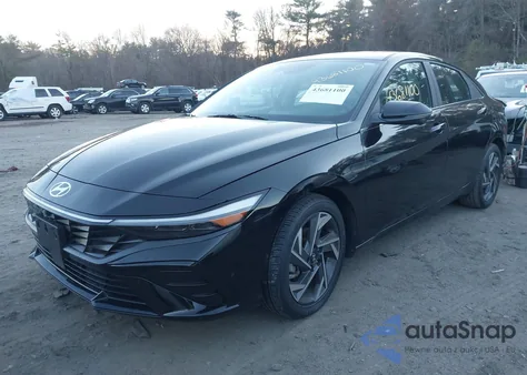 2024 Hyundai Elantra Limited из США, поврежденный, VIN KMHLP4DGXRU801012